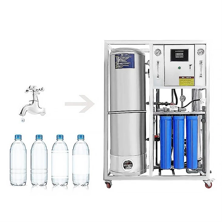 250, 500 Liters/hour Industrial Water Purifier china wholesale