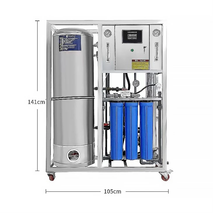 250, 500 Liters/hour Industrial Water Purifier factory