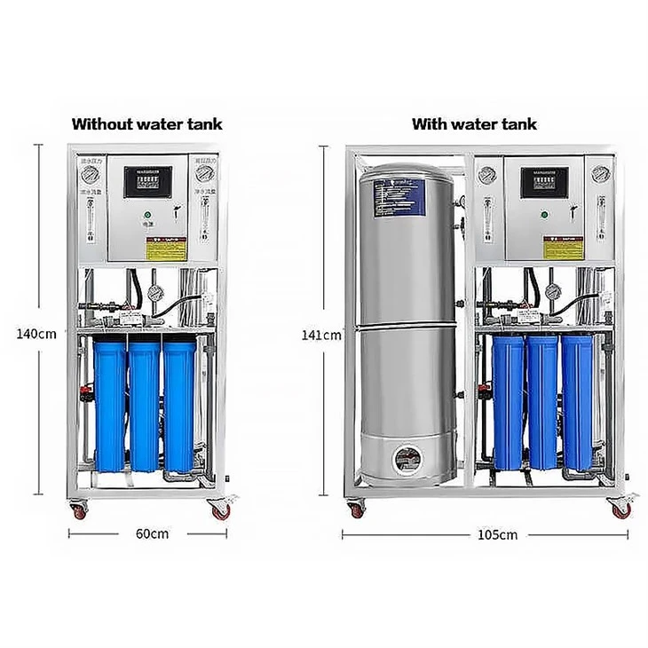 250, 500 Liters/hour Industrial Water Purifier supplier