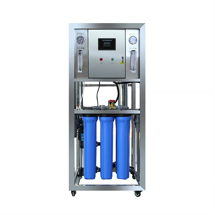 Máquina industrial RO de 250 litros/hora 500 litros/hora