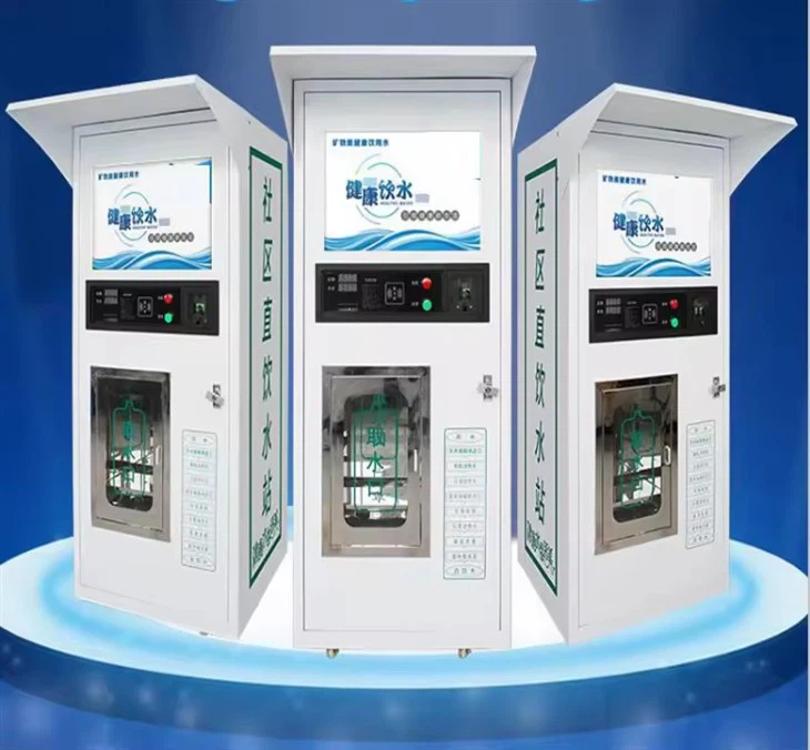 Máquina de venda automática de 800gpd para água potável
