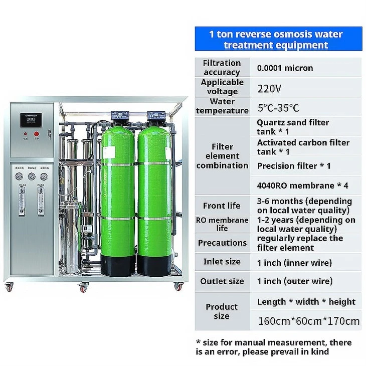Large Scale Industrial Water Purification Reverse Osmosis Equipment