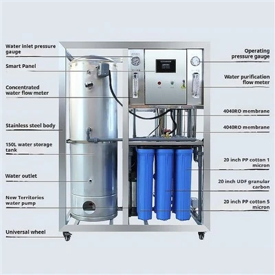 250/500lph Industrial Reverse Osmose Purificador de água